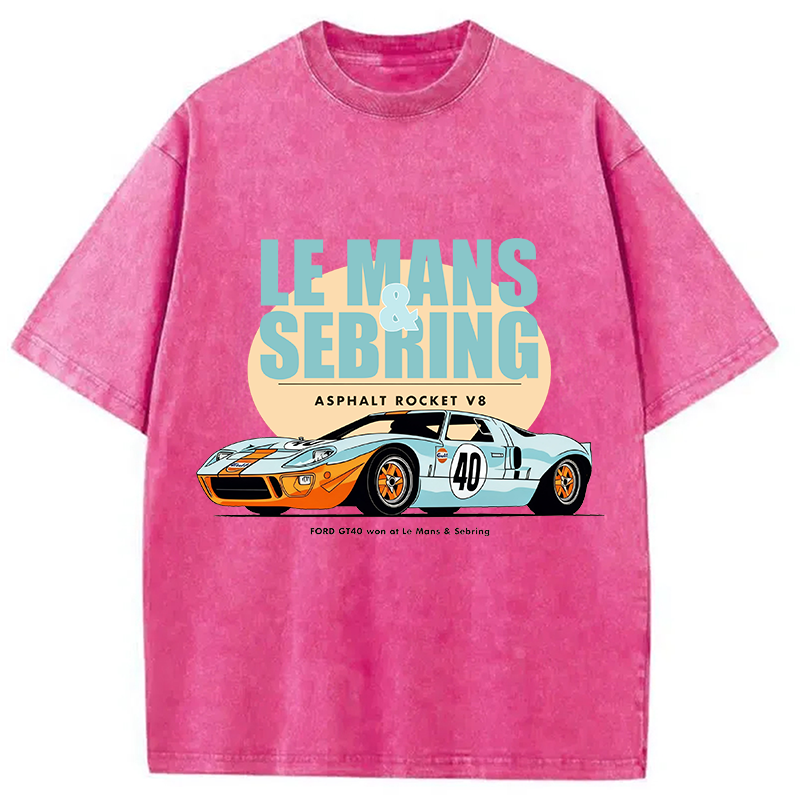 Won At Le Mans & Sebring Washed T-Shirt