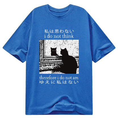 Thinking Cat Classic T-Shirt