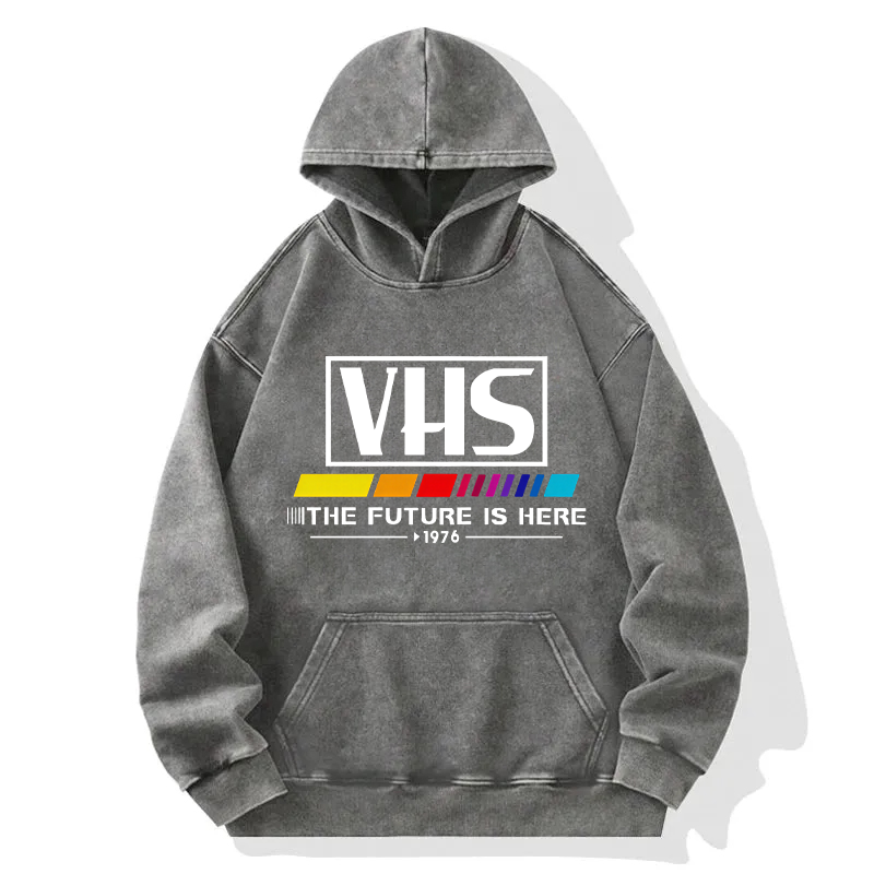 VHS 1976 Vintage Washed Hoodie