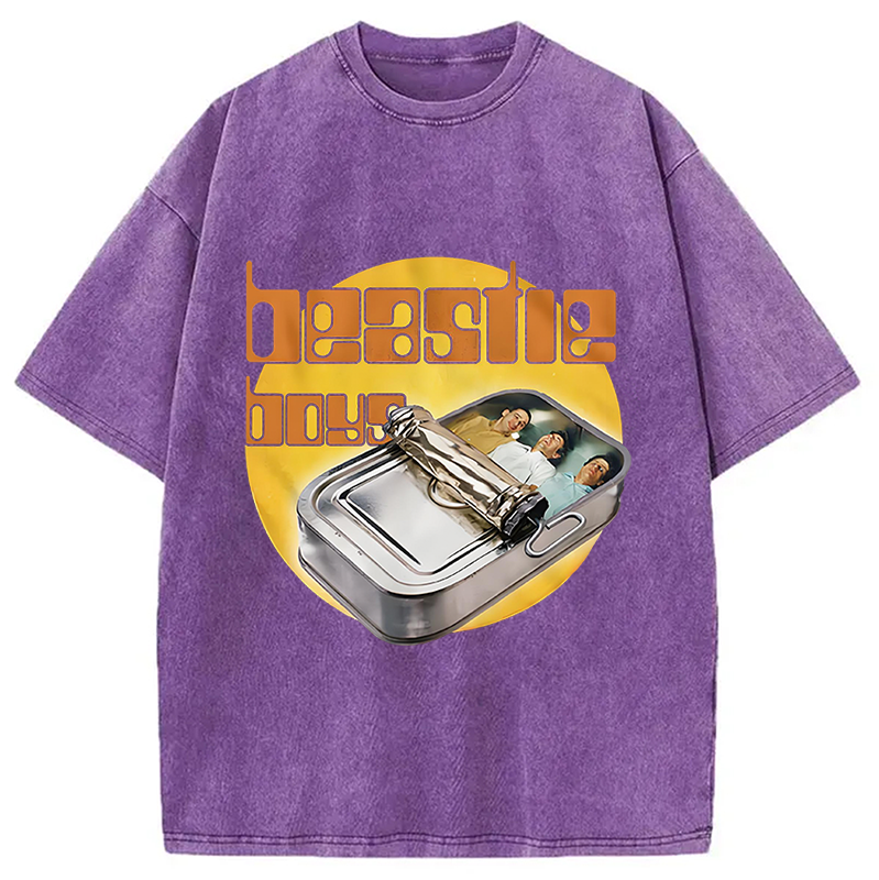 Hello Nasty Beastie Boys Hiphop Washed T-Shirt