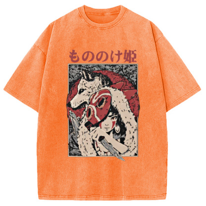 Princess Mononoke Washed T-Shirt