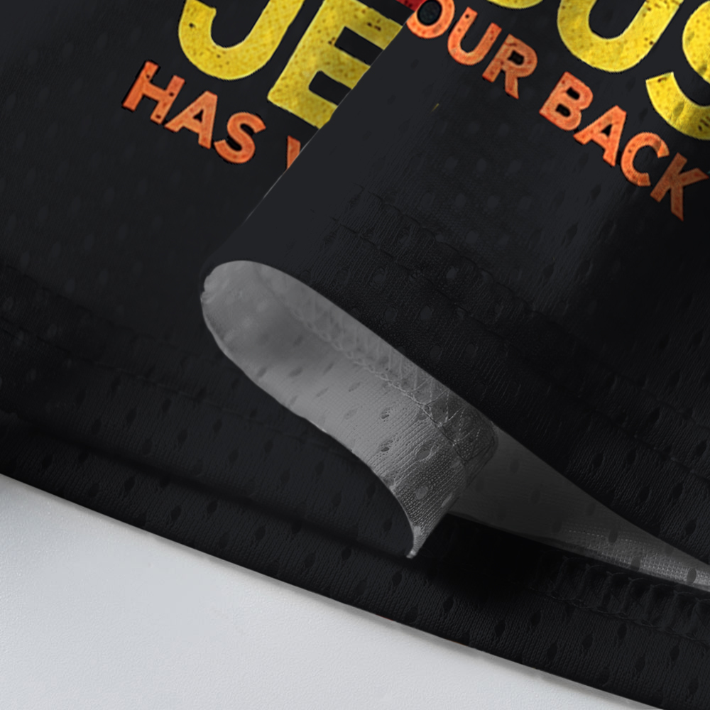 Baddiecat Jesus Has Your Back Mesh Jersey