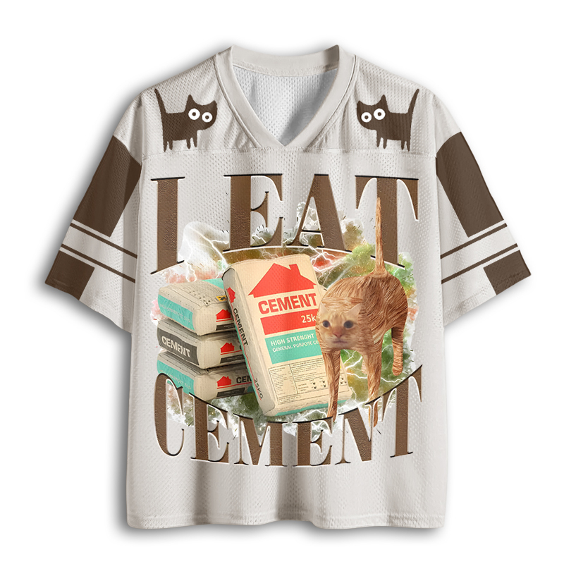 Tokyoviva I Eat Cement Cat Mesh Jersey