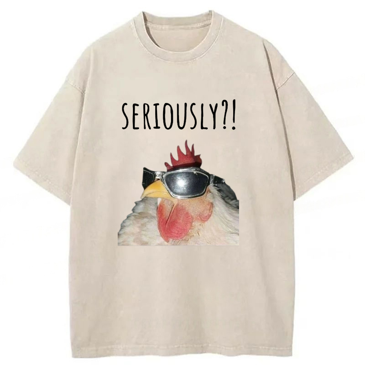 Tokyoviva Suspicion Cool Chicken Washed T-shirt