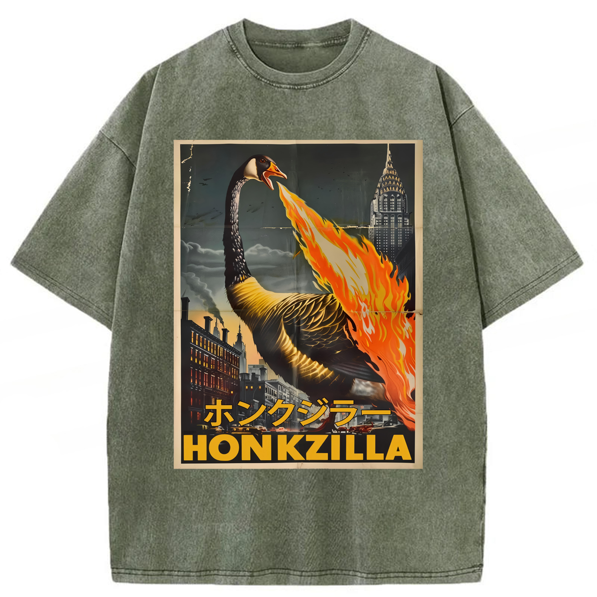 Tokyoviva Honkzilla Goose Washed T-shirt