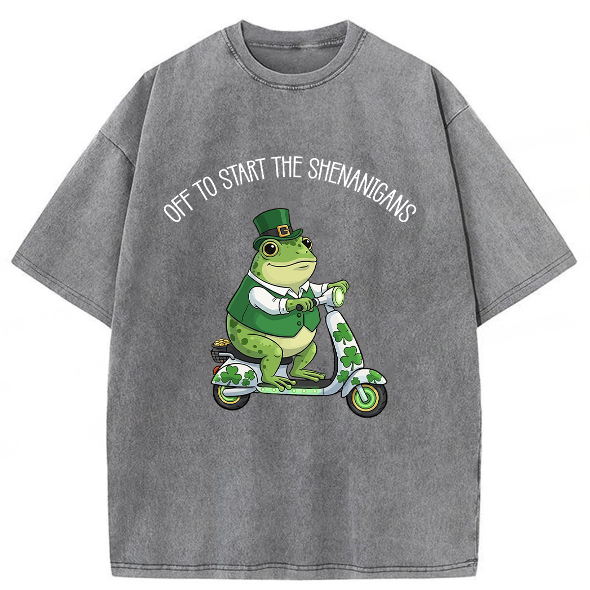 Tokyoviva Off To Start The Shenanigans Washed T-shirt