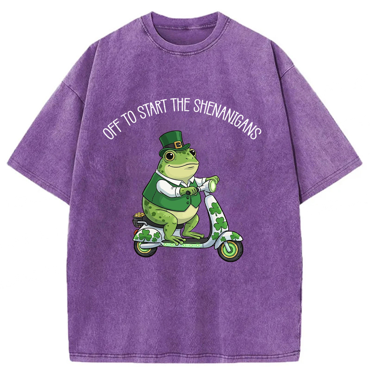 Tokyoviva Off To Start The Shenanigans Washed T-shirt