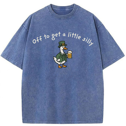 Tokyoviva St Patricks Day Goose Washed T-shirt