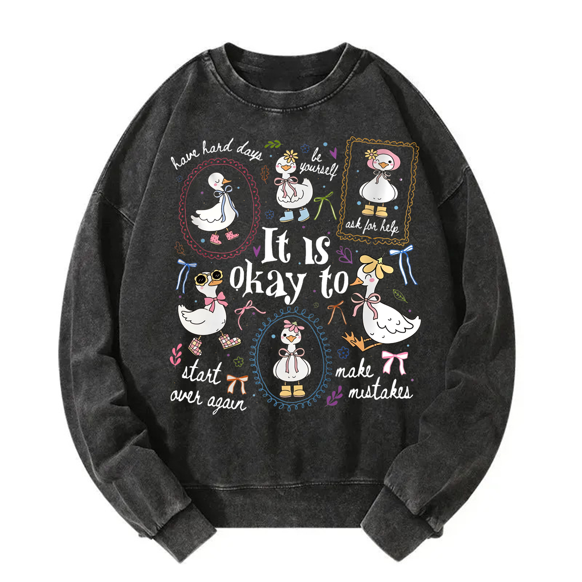 Tokyoviva It's Okay To Goose Motivational Sweatshirt