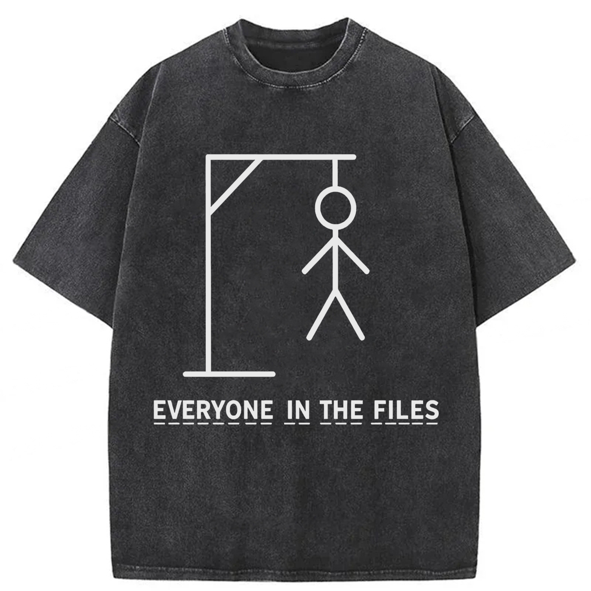 Tokyoviva Everyone In The Files Washed T-shirt