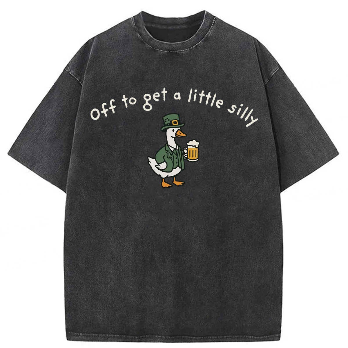 Tokyoviva St Patricks Day Goose Washed T-shirt