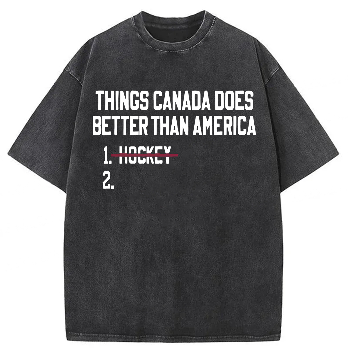 Tokyoviva Funny Hockey Washed T-shirt