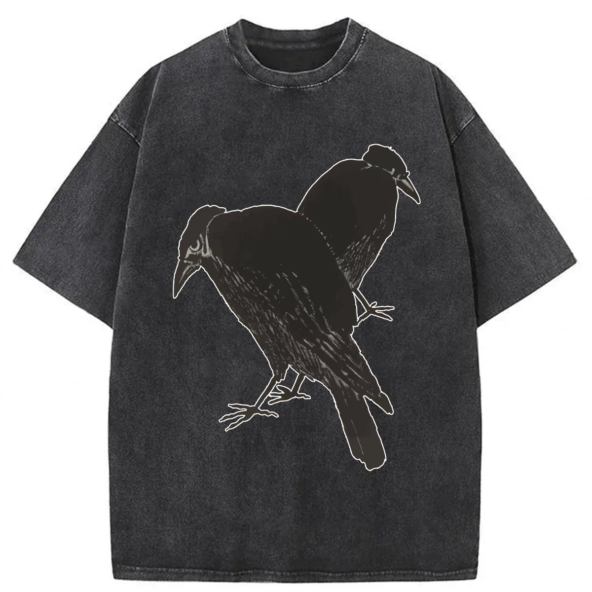 Tokyoviva Two Ravens Washed T-shirt