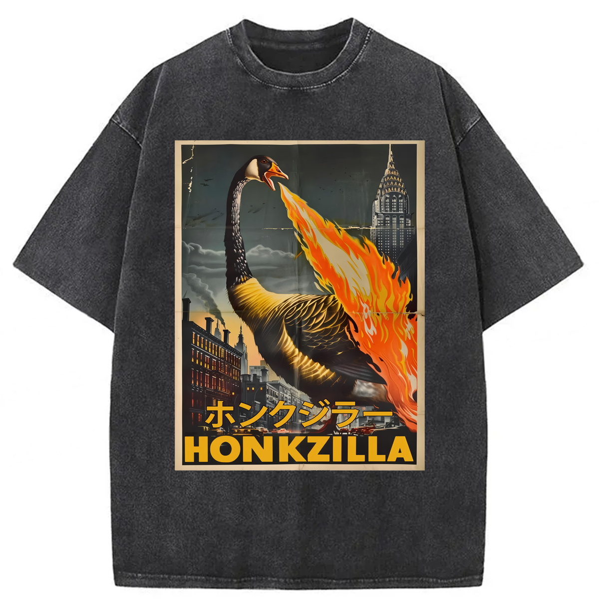 Tokyoviva Honkzilla Goose Washed T-shirt