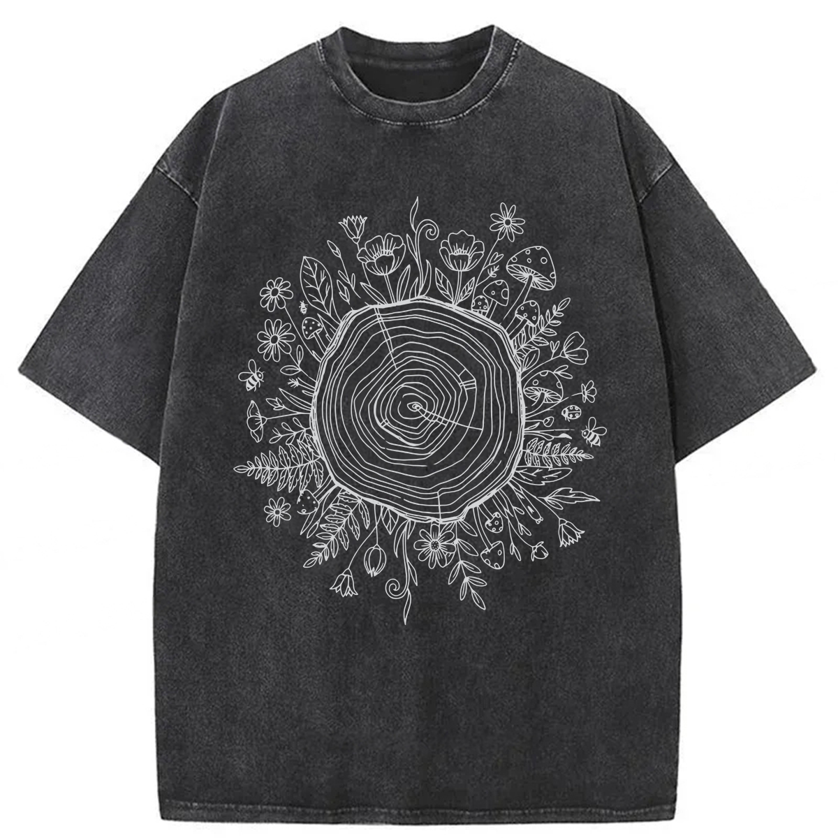 Tokyoviva Botanical Tree Washed T-shirt