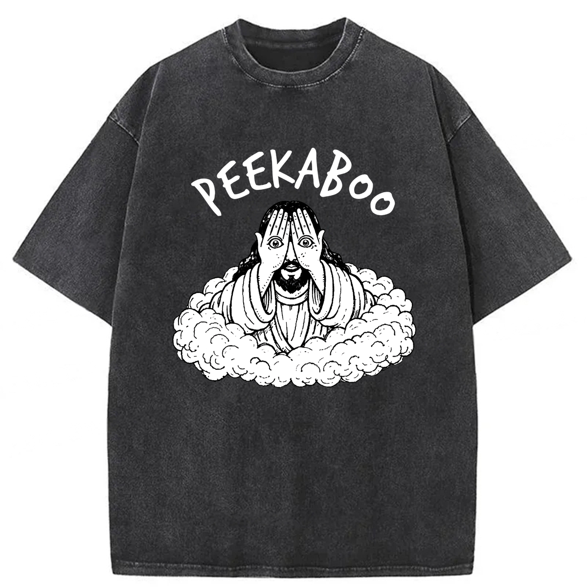 Tokyoviva Peekaboo Jesus Washed T-shirt