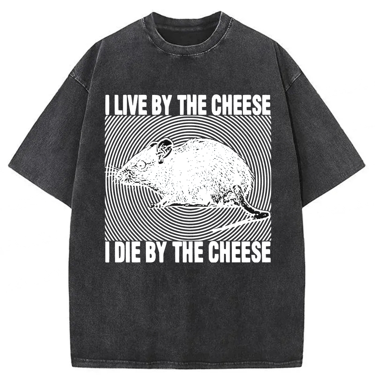 Tokyoviva I Live By The Cheese Washed T-shirt