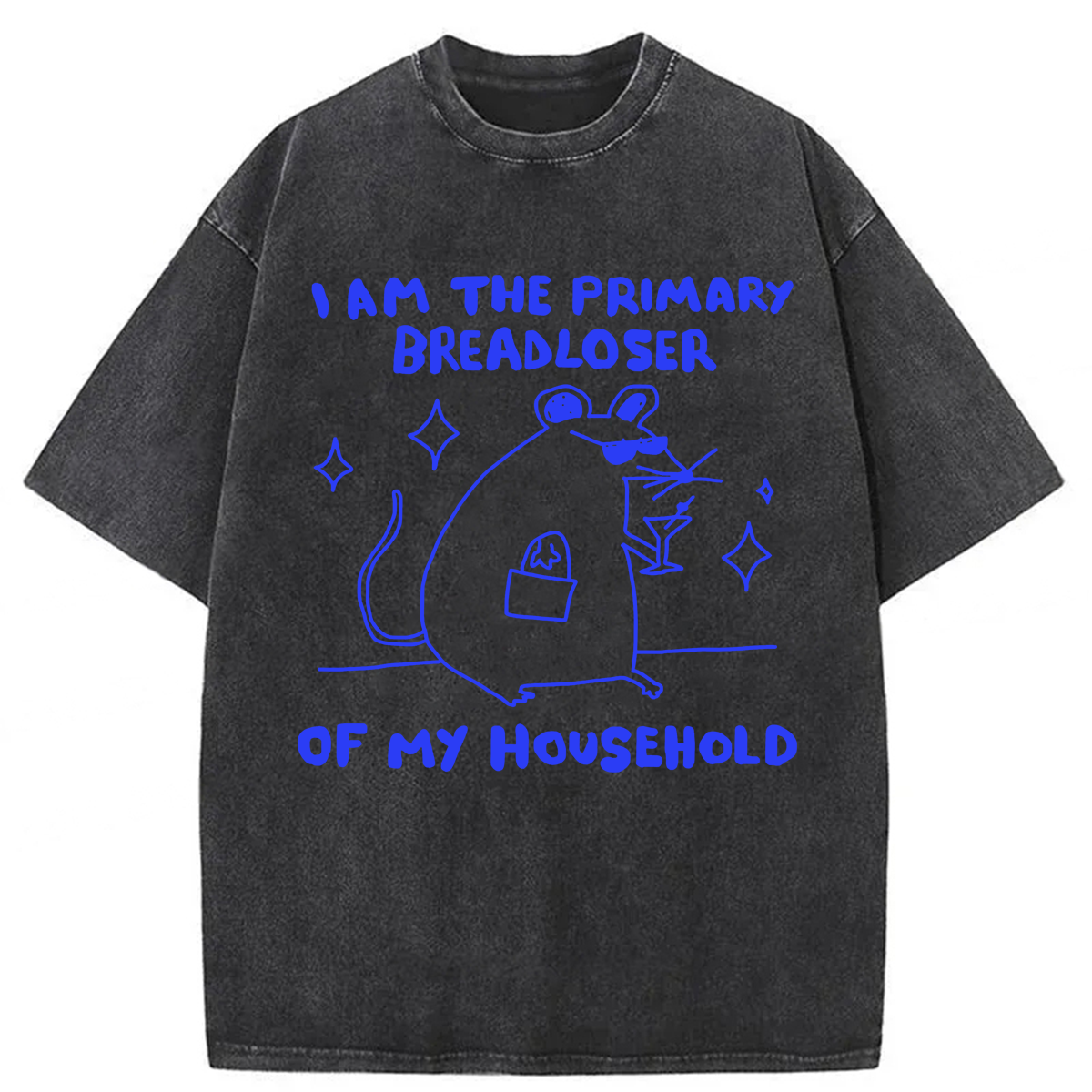 Tokyoviva The Primary Breadloser Of My Household Washed T-shirt