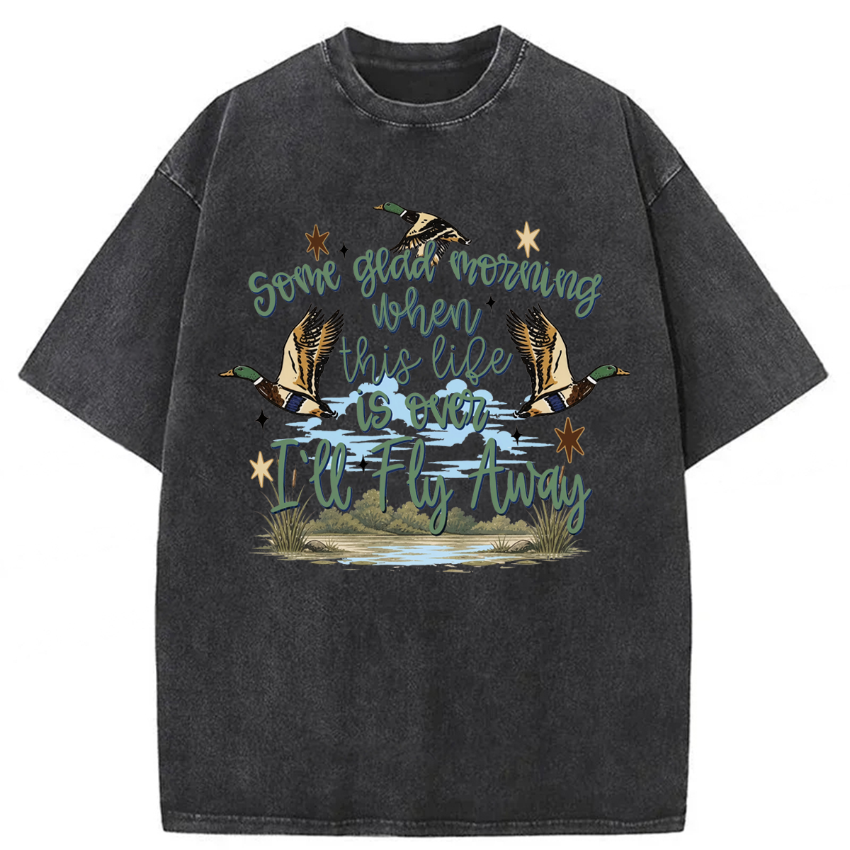 Tokyoviva I'll Fly Away Washed T-shirt