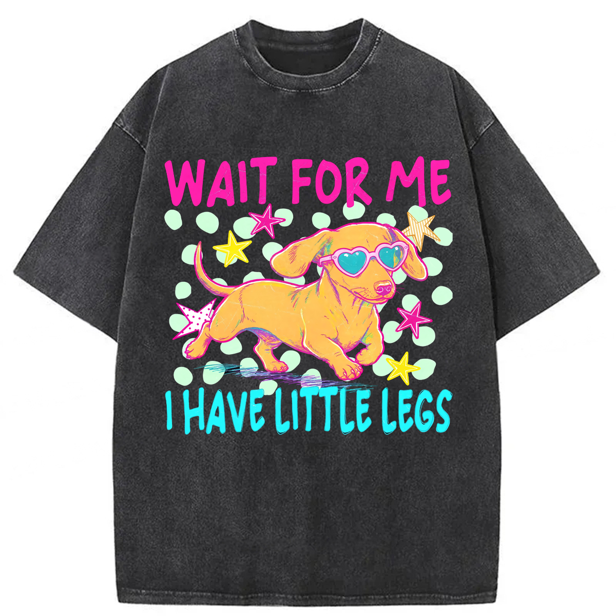 Tokyoviva Wait For Me I Have Little Legs Washed T-shirt
