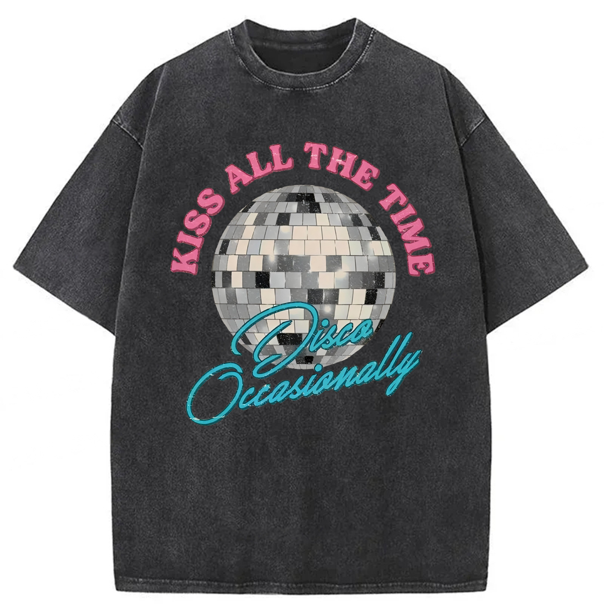 Tokyoviva Kiss All The Time Washed T-shirt