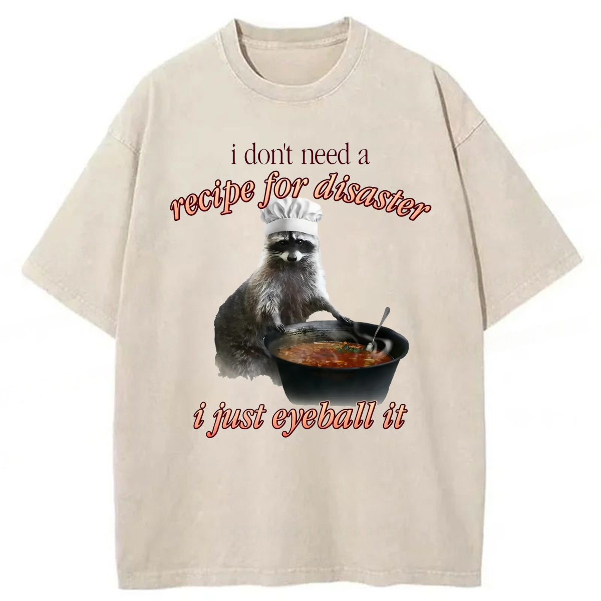 Tokyoviva I Don't Need A Recipe For Disaster Washed T-shirt