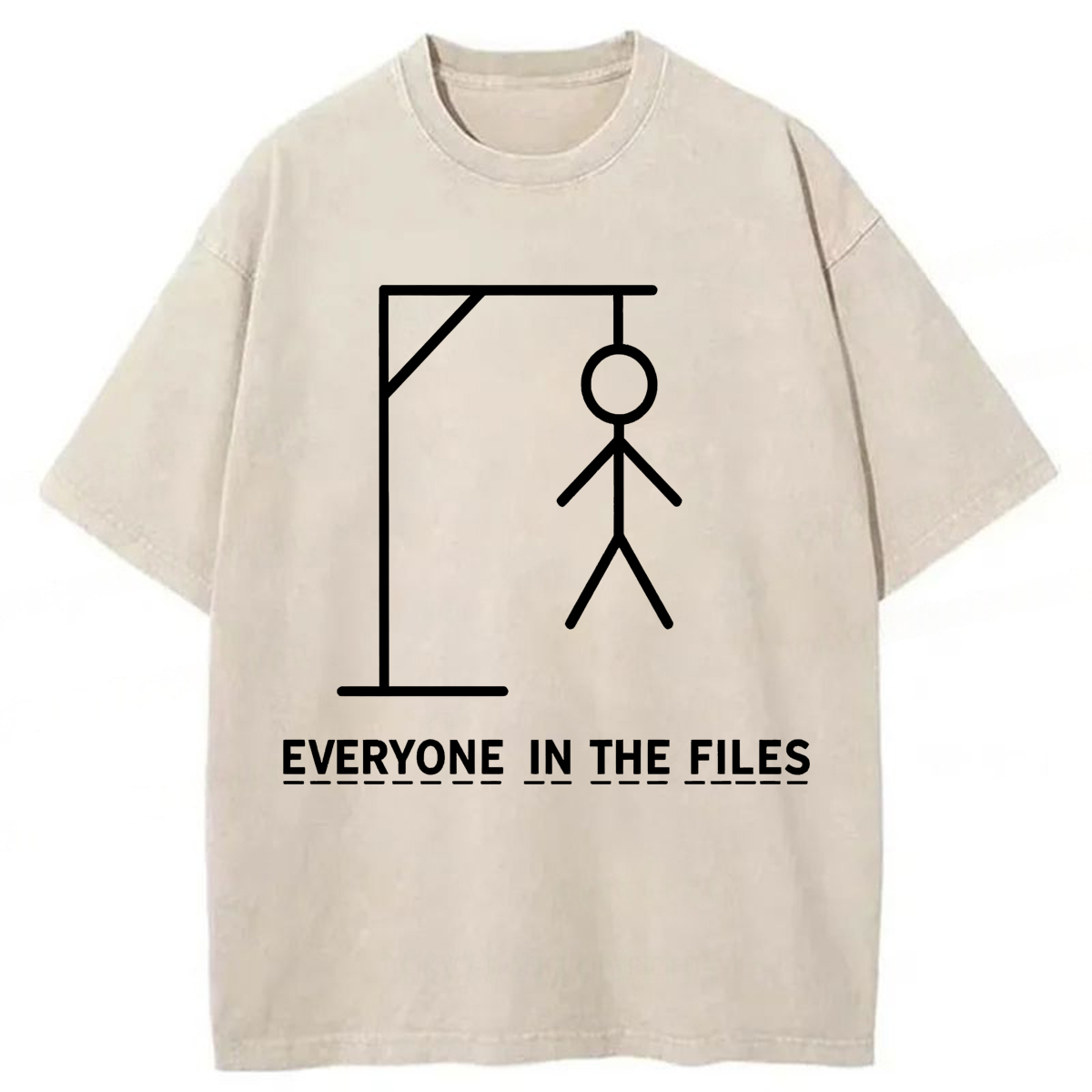 Tokyoviva Everyone In The Files Washed T-shirt