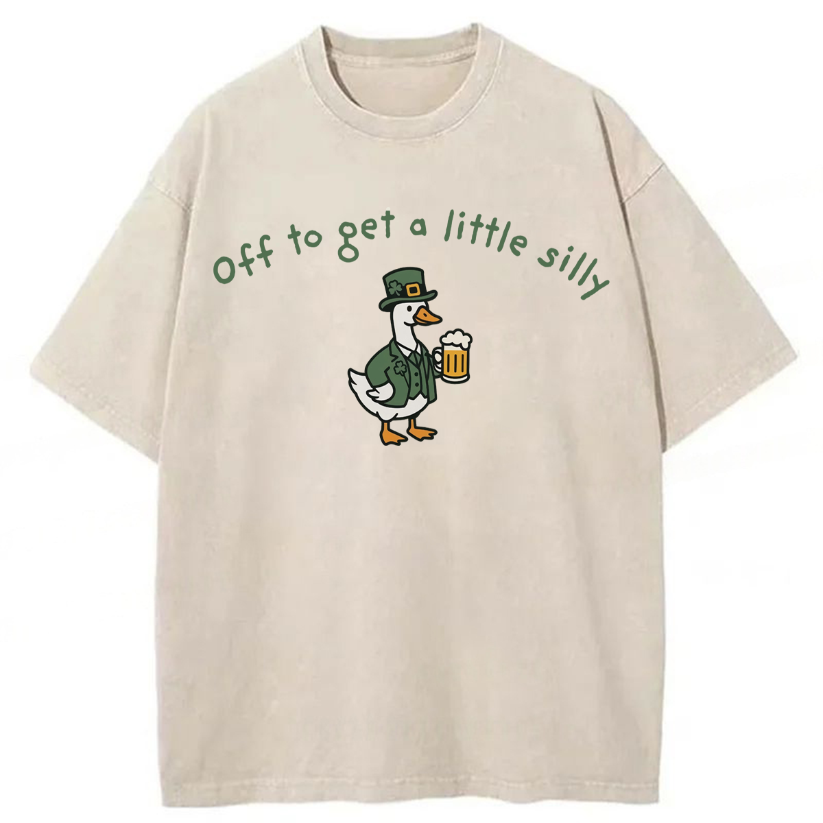 Tokyoviva St Patricks Day Goose Washed T-shirt