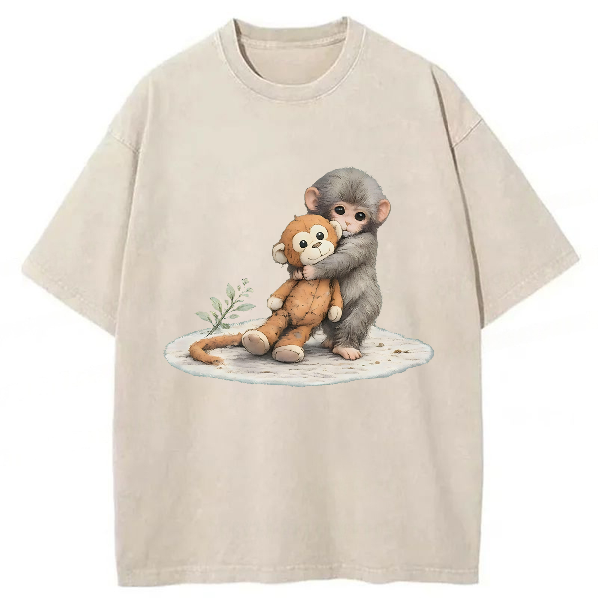 Tokyoviva Baby Monkey Punch Washed T-shirt