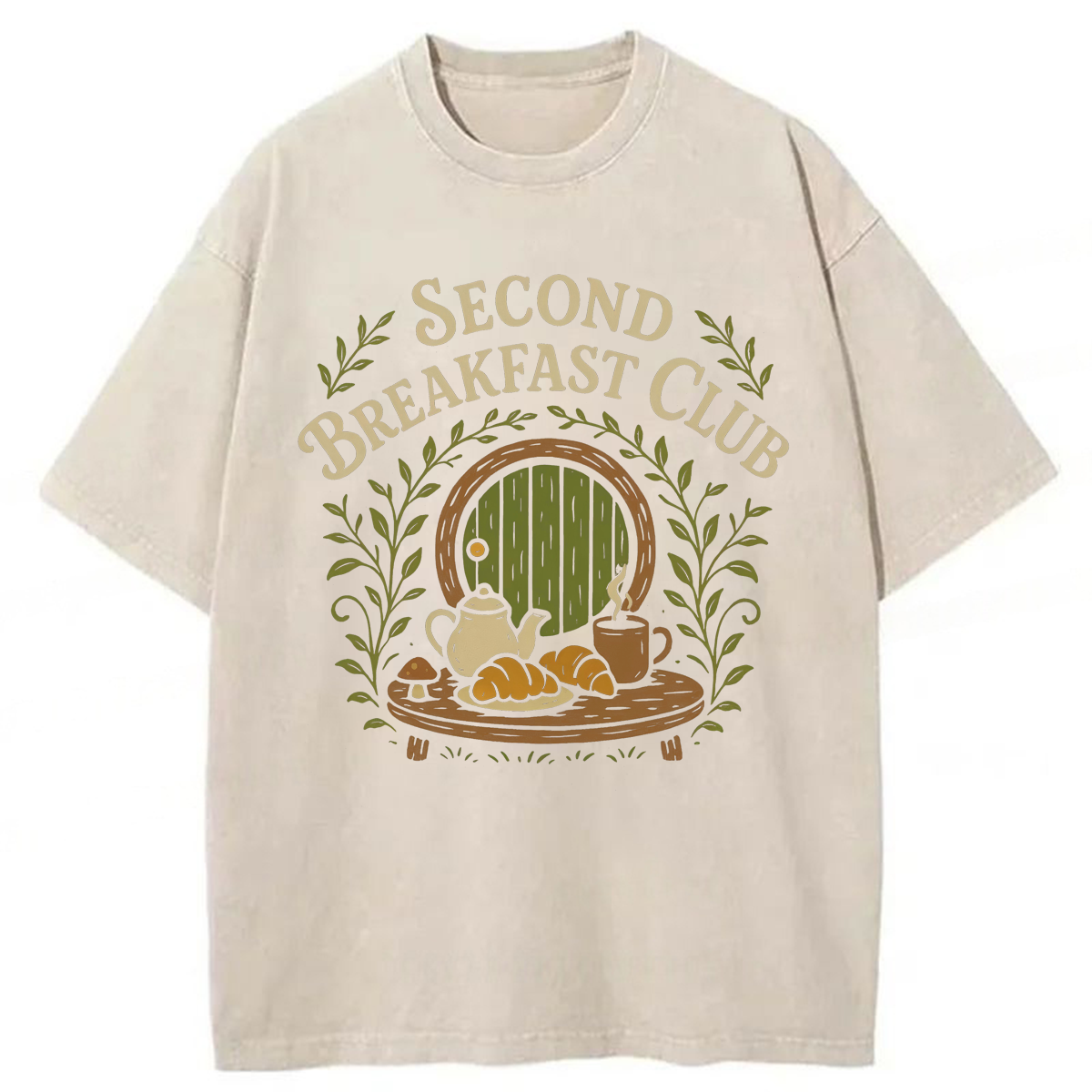 Tokyoviva Second Breakfast Club Washed T-shirt