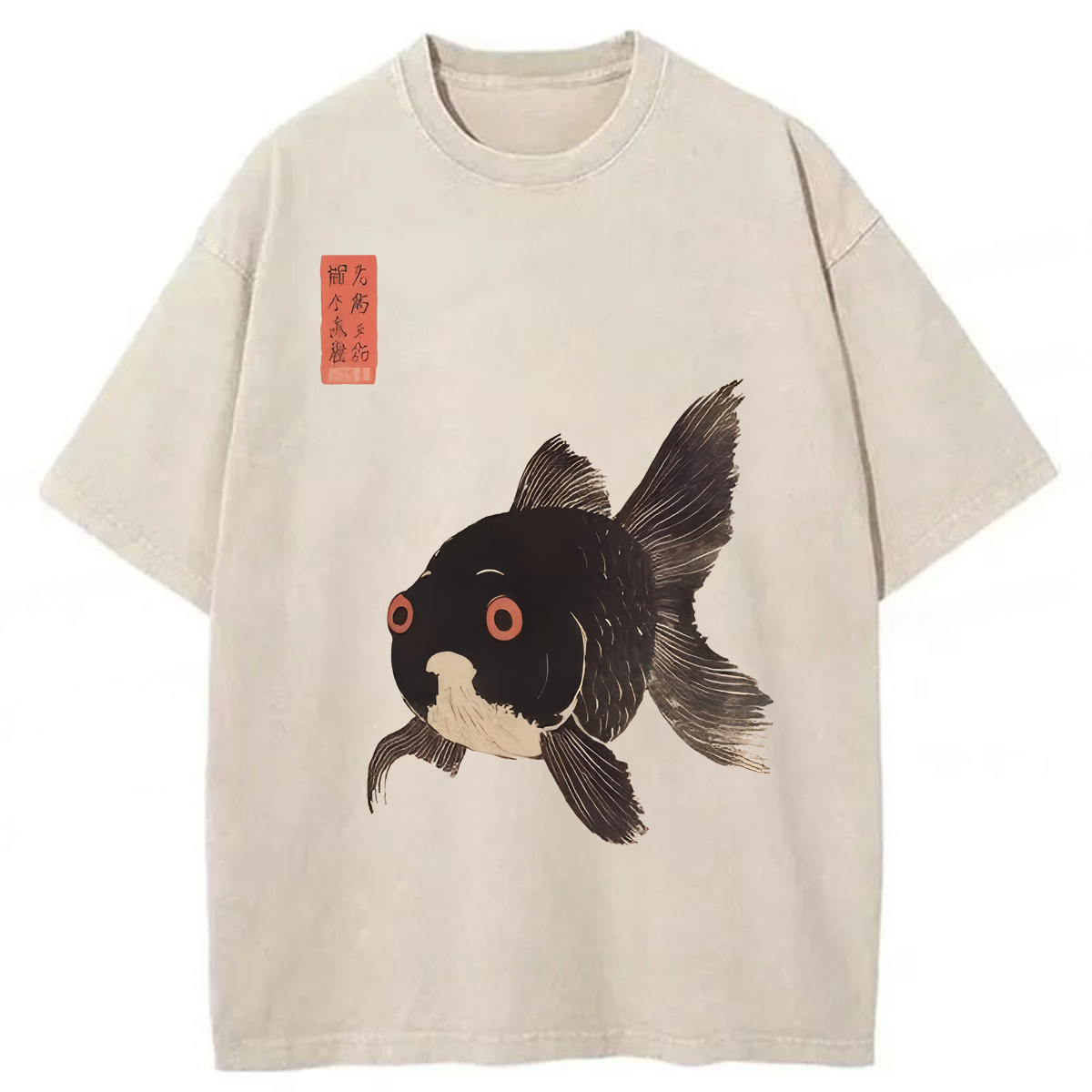 Tokyoviva Koi Fish Washed T-shirt