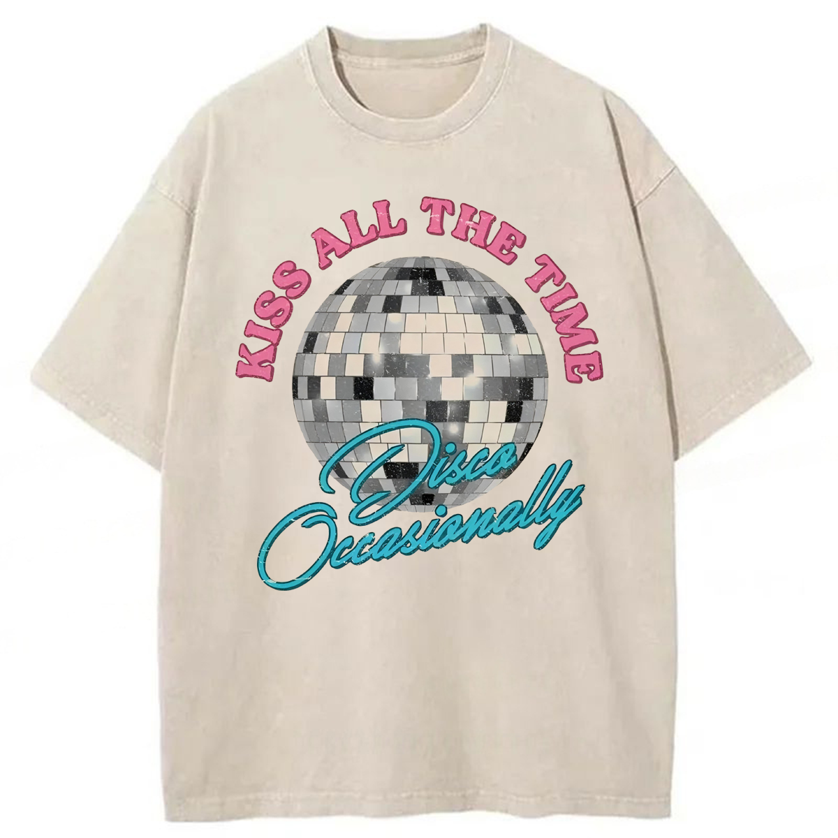 Tokyoviva Kiss All The Time Washed T-shirt