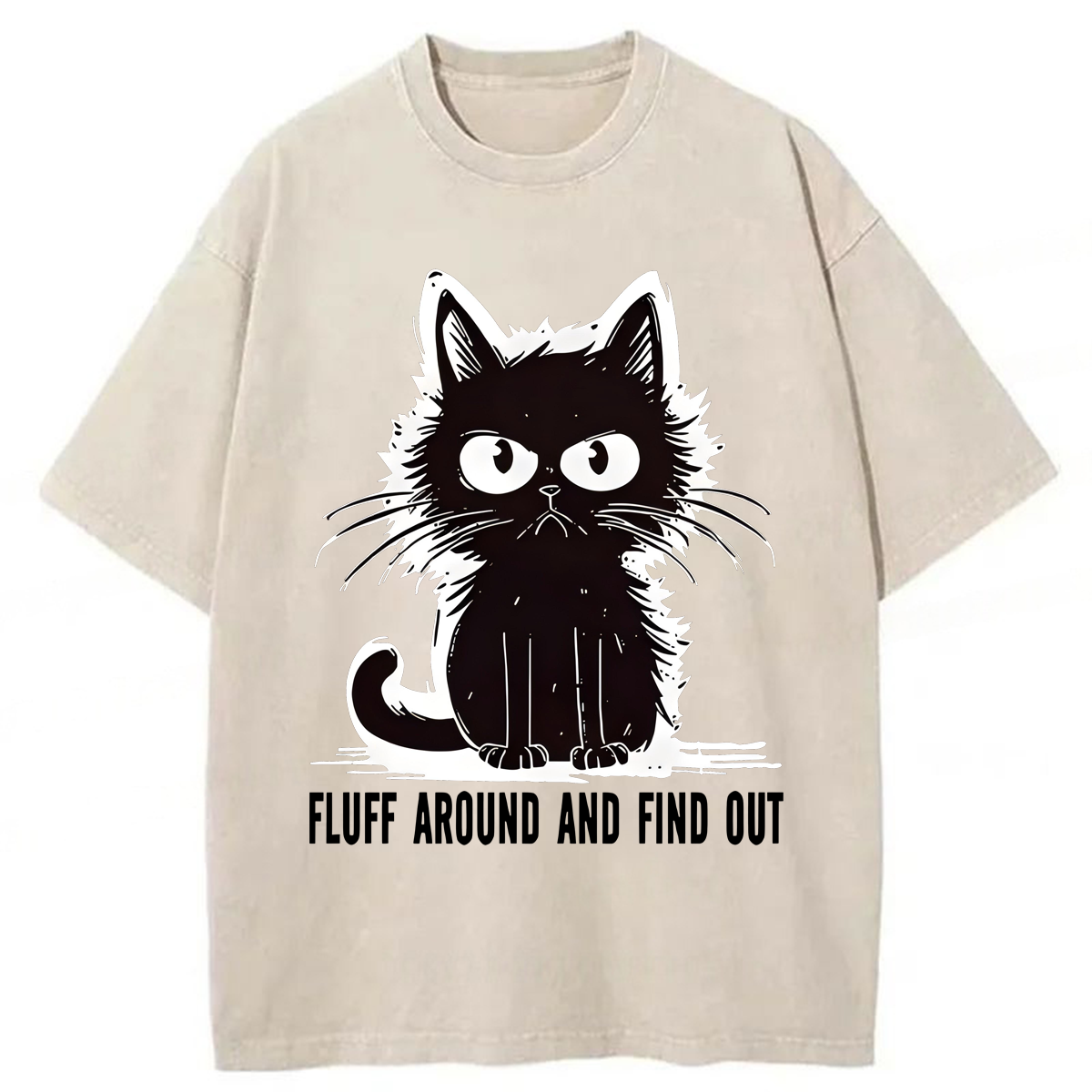 Tokyoviva Fluff Around And Find Out Washed T-shirt