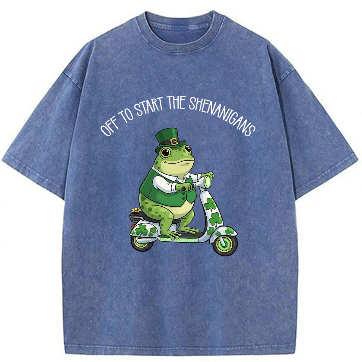 Tokyoviva Off To Start The Shenanigans Washed T-shirt