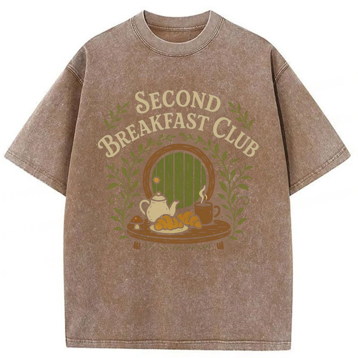 Tokyoviva Second Breakfast Club Washed T-shirt