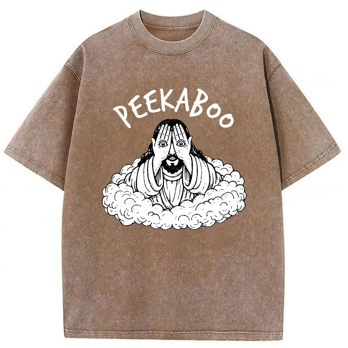 Tokyoviva Peekaboo Jesus Washed T-shirt