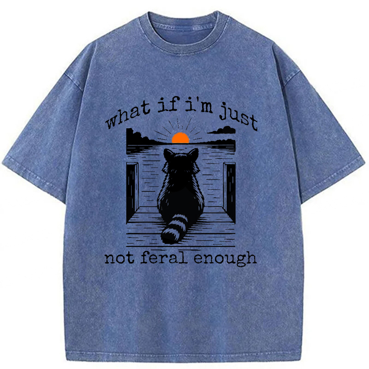 Tokyoviva Thinking Raccoon Washed T-shirt