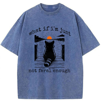 Tokyoviva Thinking Raccoon Washed T-shirt