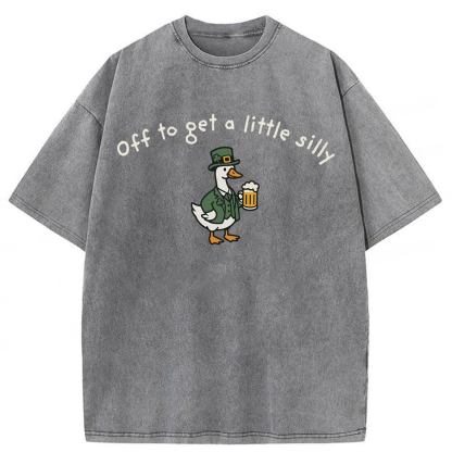 Tokyoviva St Patricks Day Goose Washed T-shirt