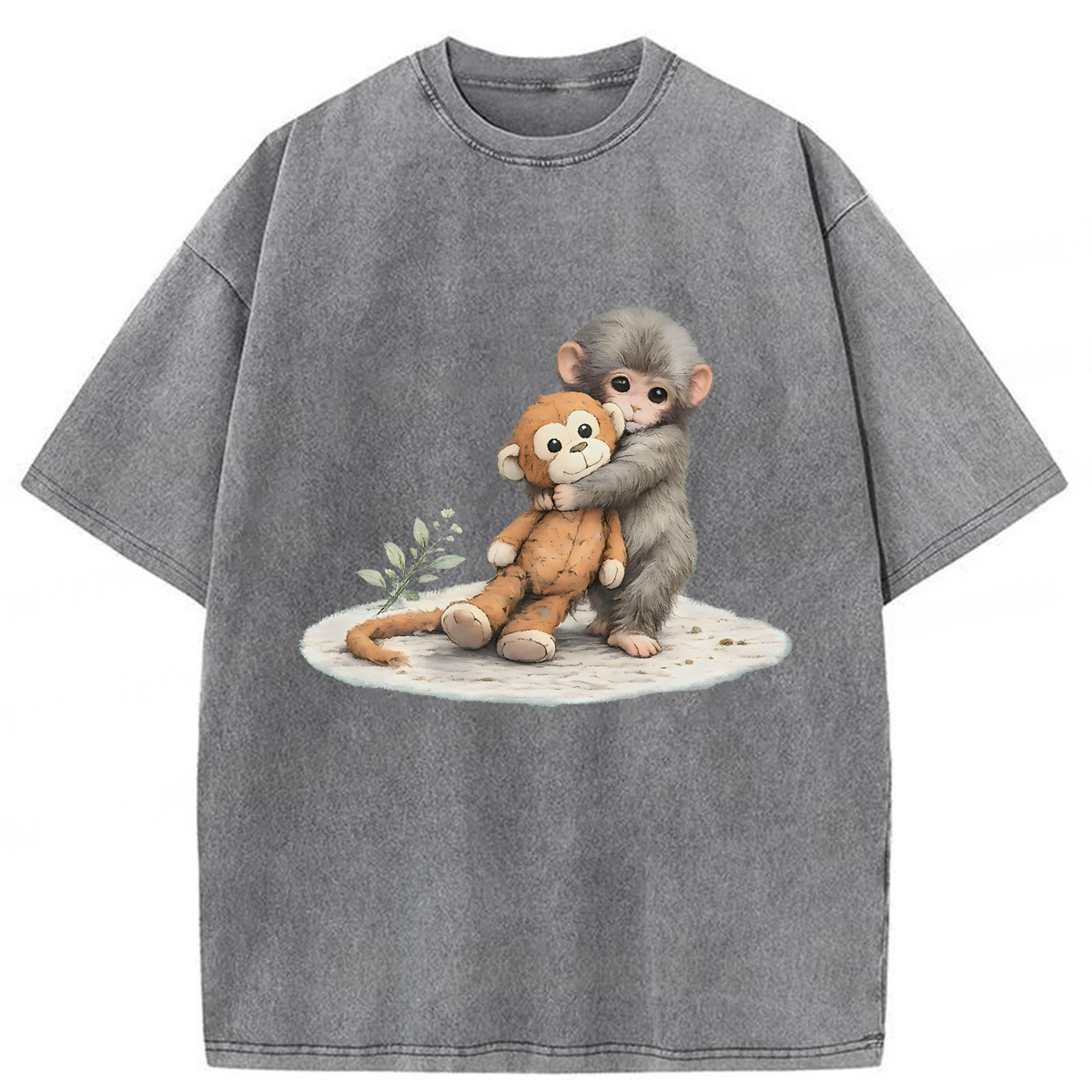 Tokyoviva Baby Monkey Punch Washed T-shirt