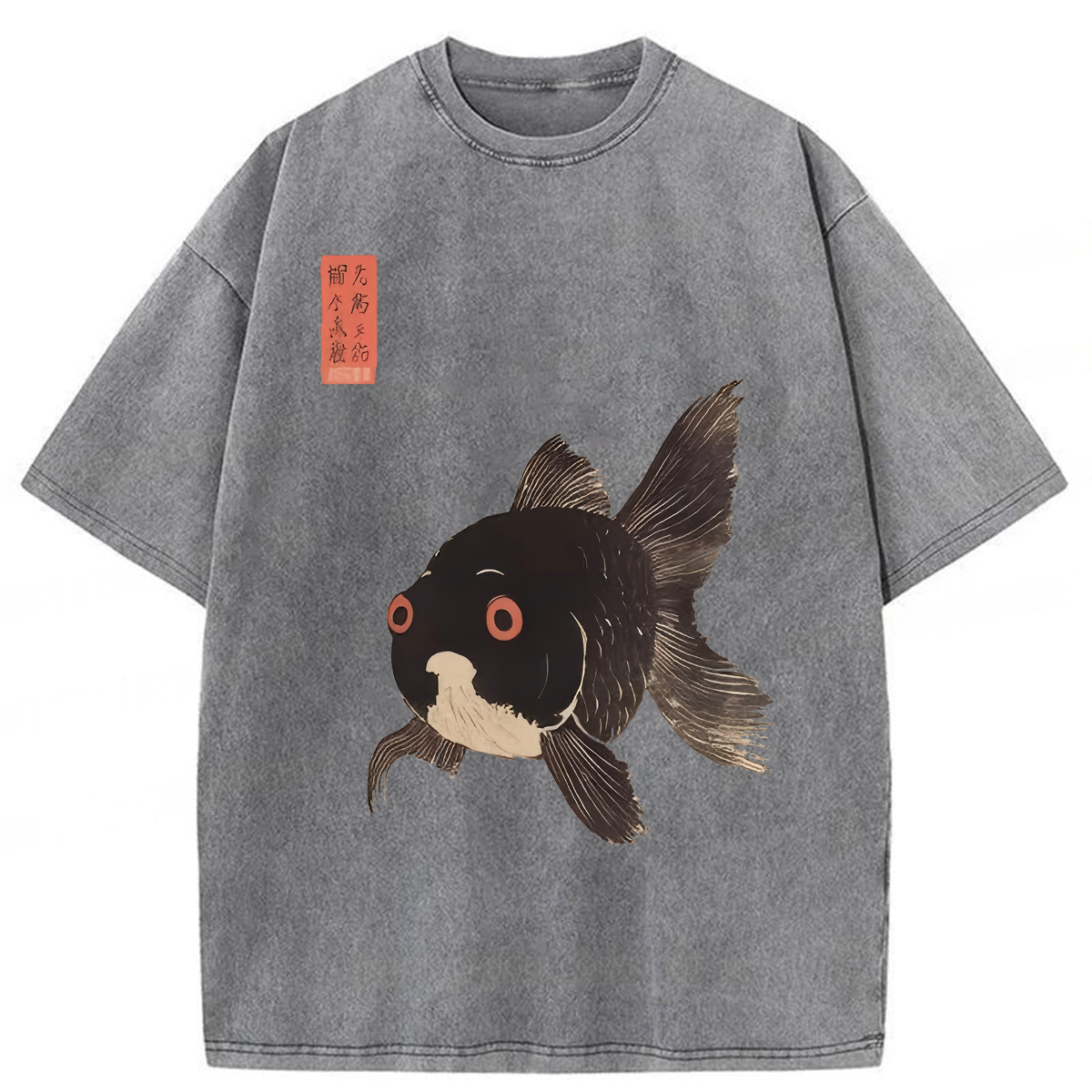 Tokyoviva Koi Fish Washed T-shirt