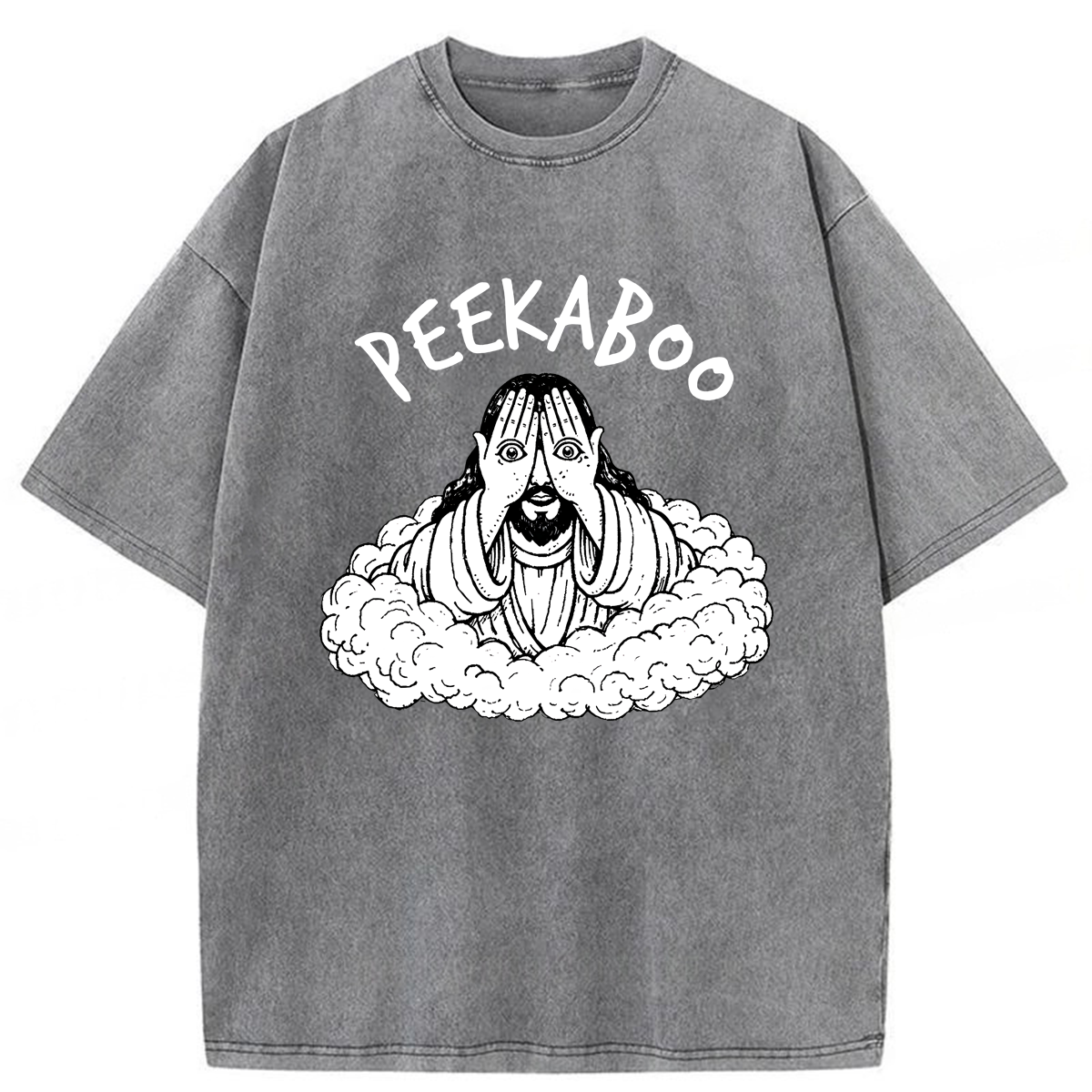 Tokyoviva Peekaboo Jesus Washed T-shirt
