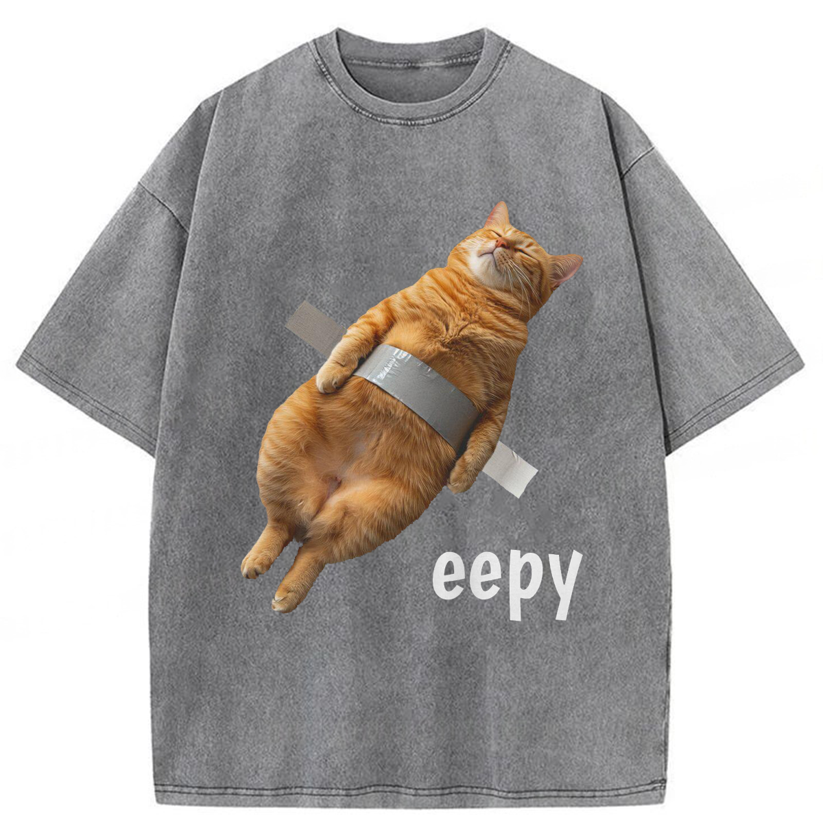 Tokyoviva Duct Tape Eepy Cat Washed T-shirt
