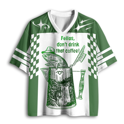 Baddiecat Coffee Fish Mesh Jersey