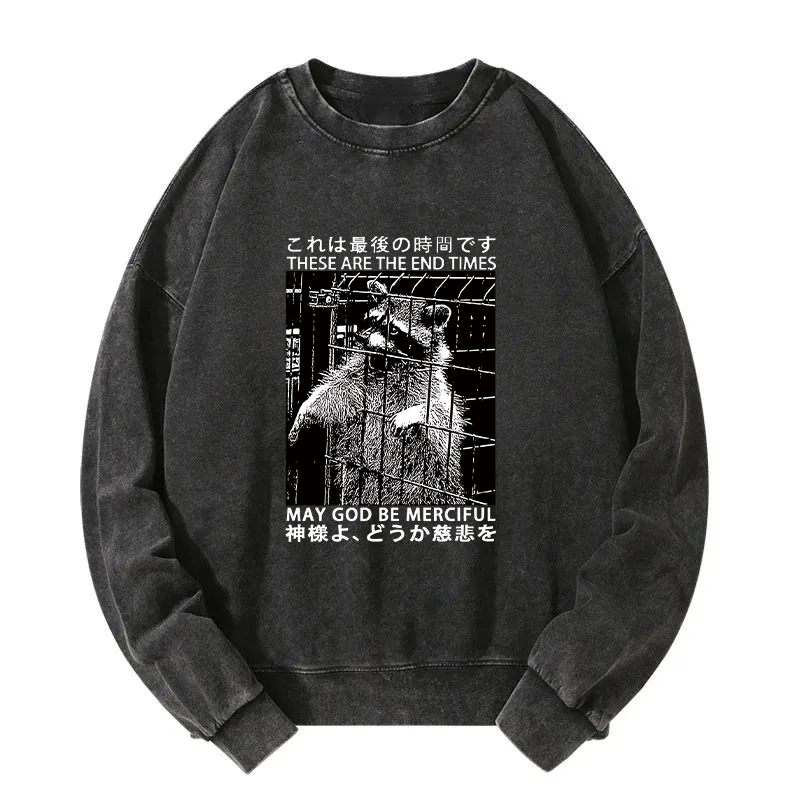 May God Be Merciful Washed Sweatshirt