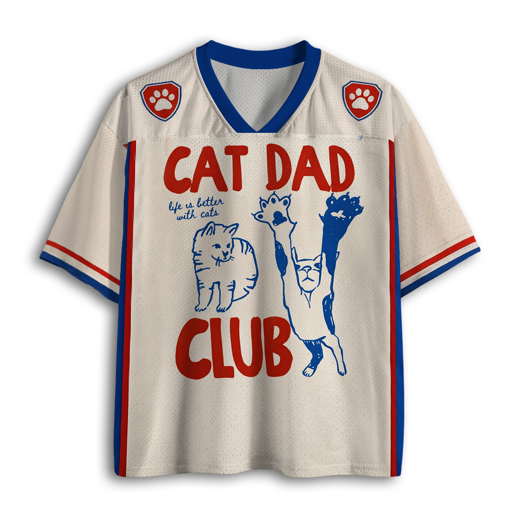 Baddiecat Cat Dad's Special Mesh Jersey