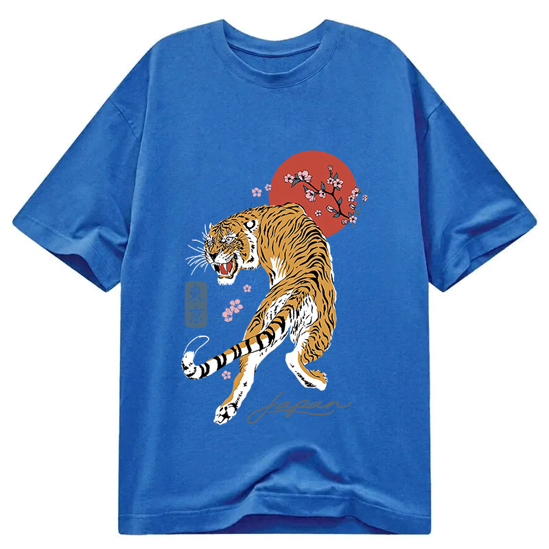 Tiger Blossom Japanese Sakura Classic T-Shirt