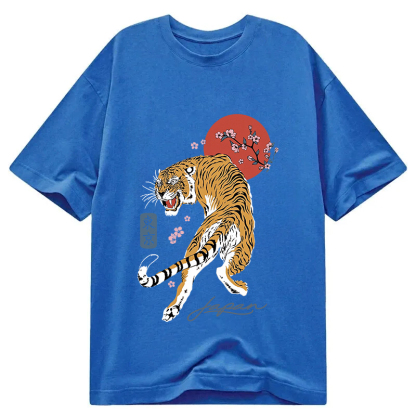 Tiger Blossom Japanese Sakura Classic T-Shirt