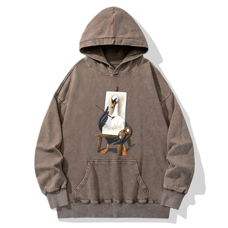 Goose's Self-Portrait Washed Hoodie