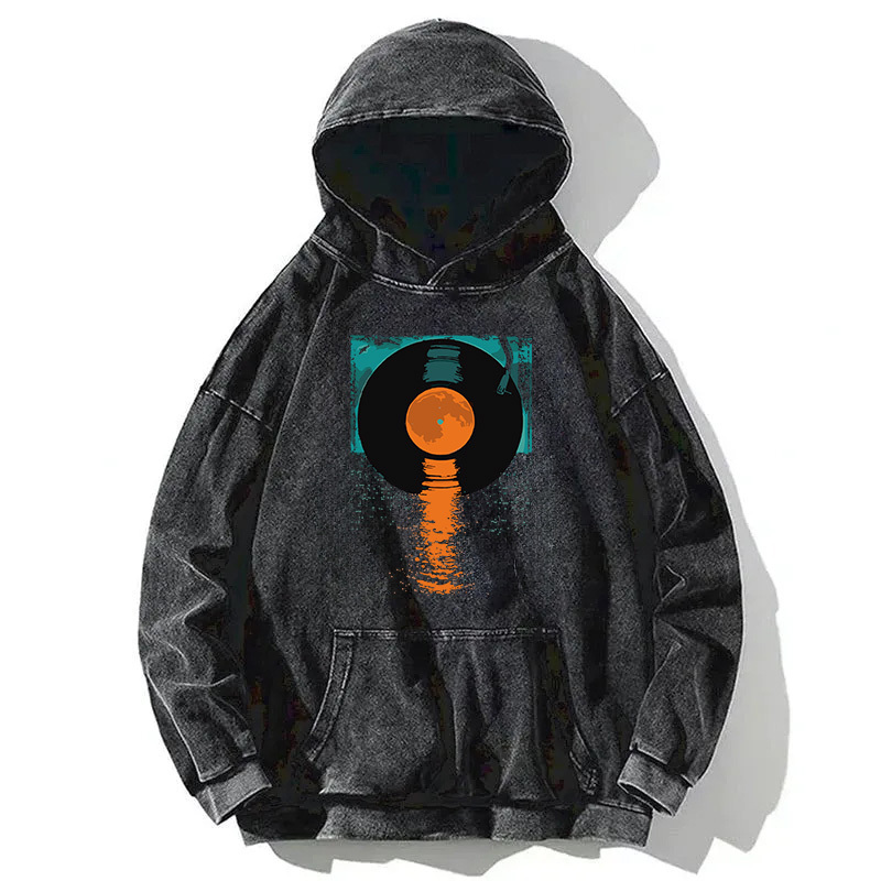 Wandering Vinyl Washed Hoodie